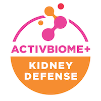 ActivBiome+ Kidney Defense, a proprietary blend of prebiotics shown to activate the gut microbiome to help protect kidney function